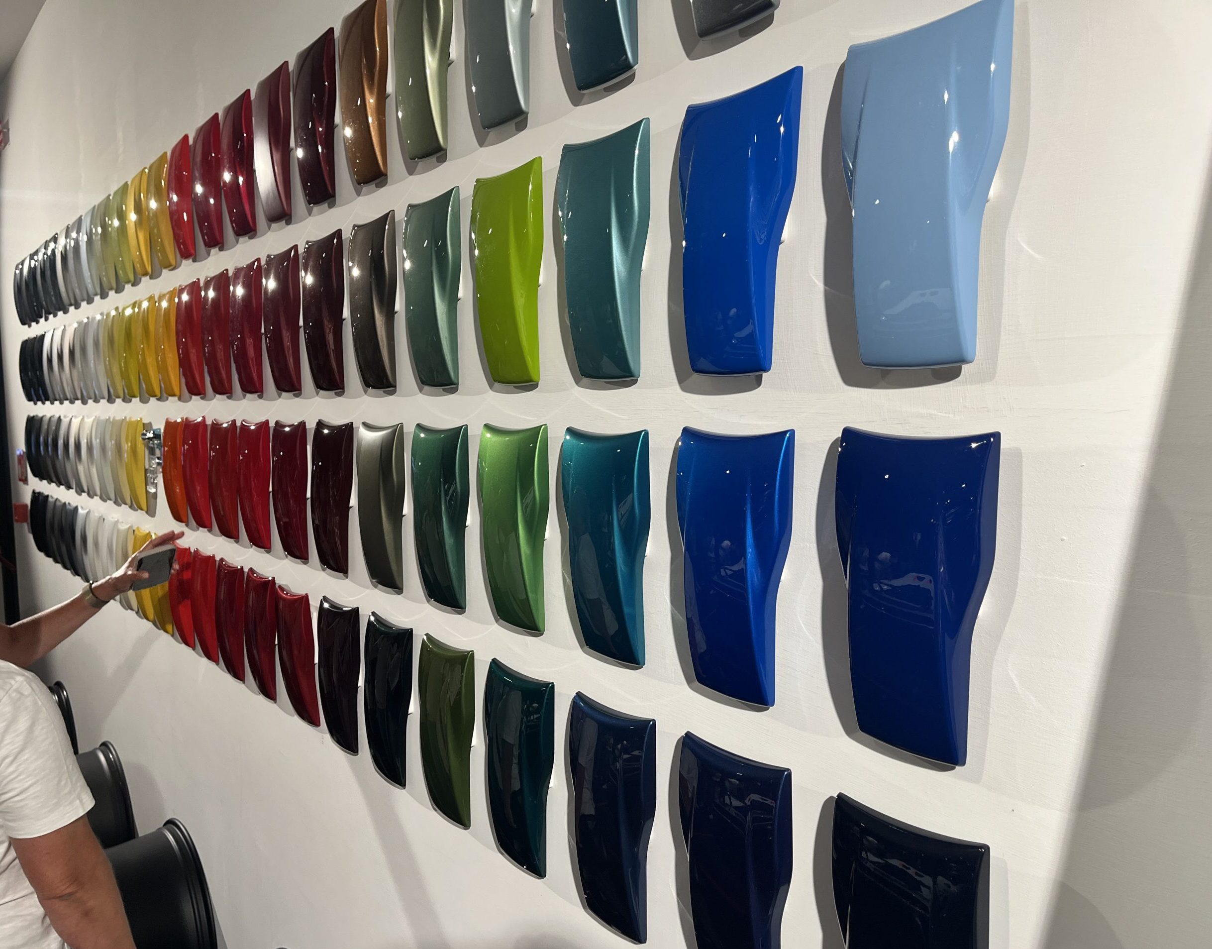 Exterior Ferrari finish samples