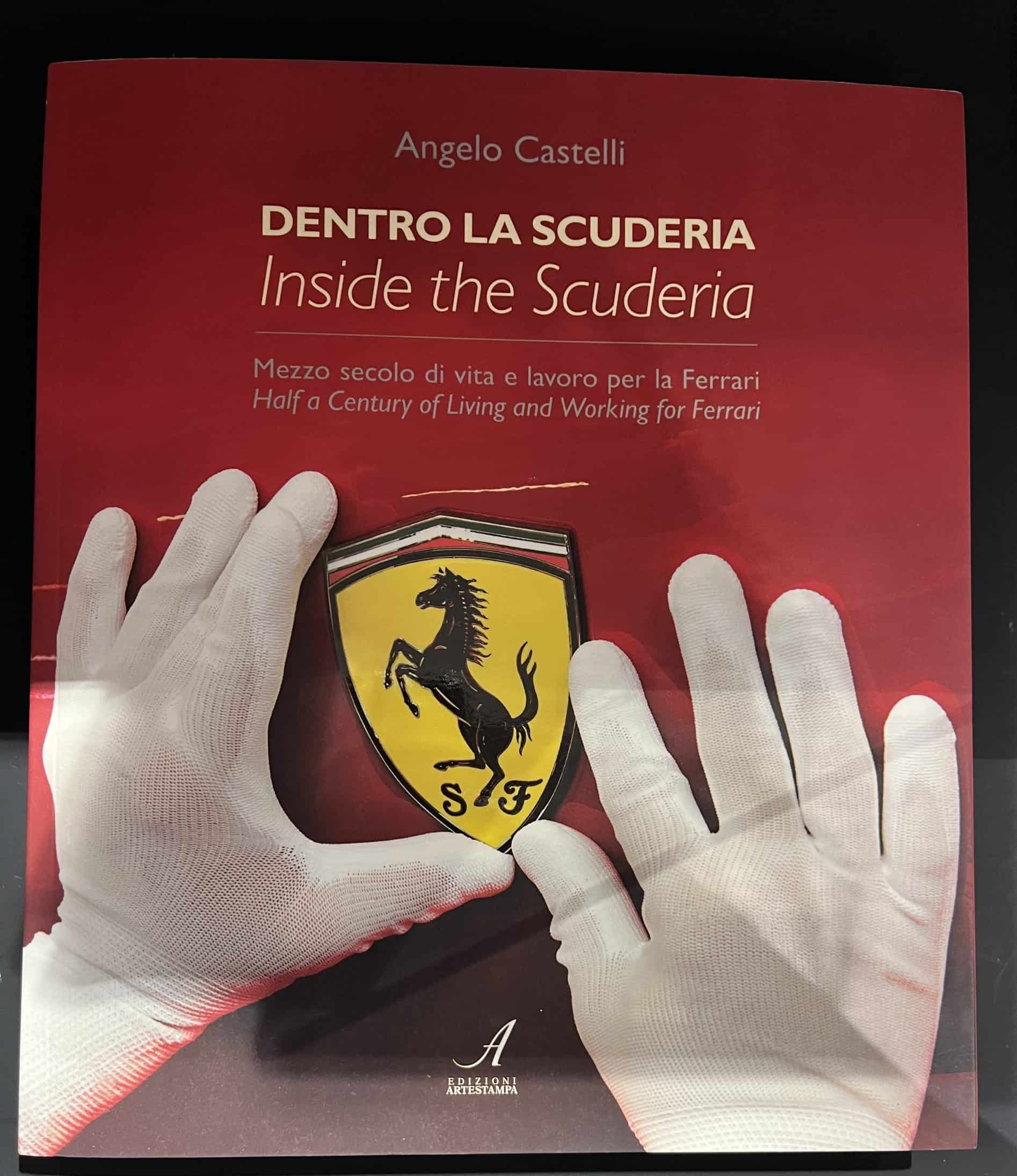 Book with the title Inside the Scuderia