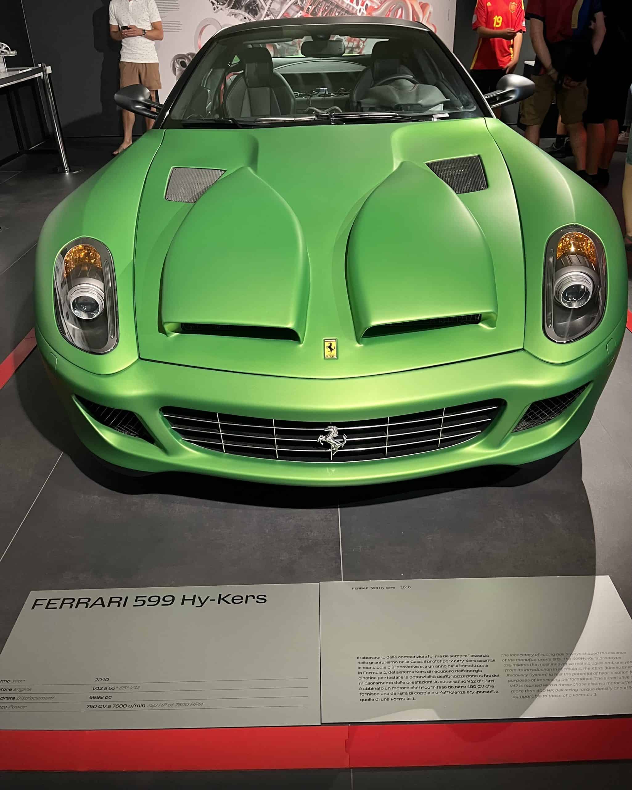 Green Ferrari 599