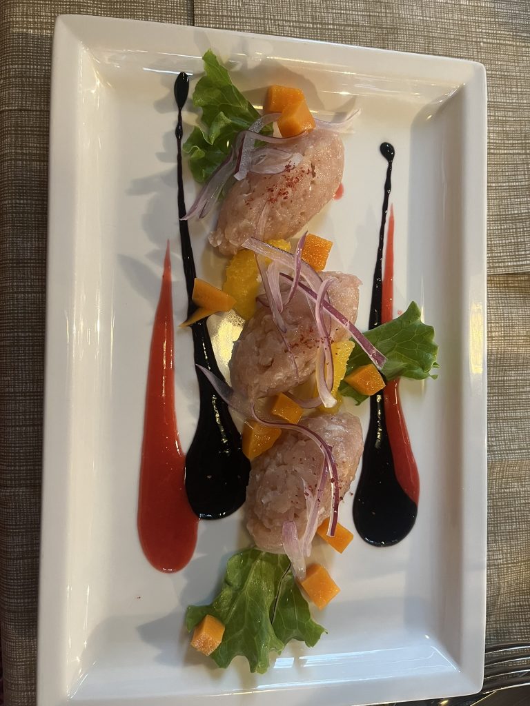 A plate of fish